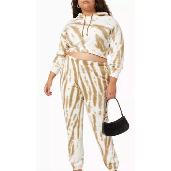 Good American Cropped and Cool Tie Dye Hoodie 5‎ (2XL) - Picture 3 of 7